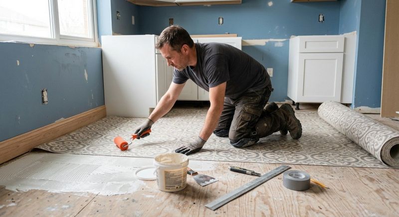 Sheet Flooring Installation in Timnath, CO