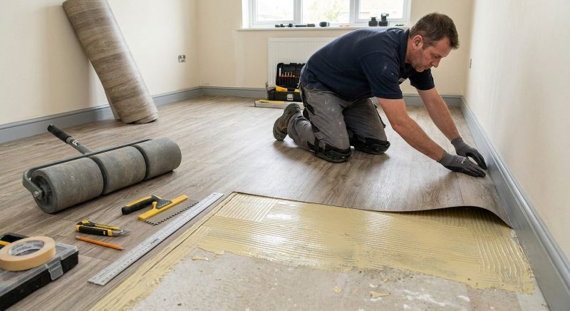 Sheet Vinyl Installation in Johnstown, CO