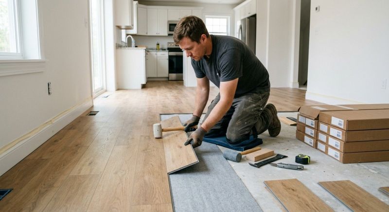 Vinyl Plank Floor Installation in Greeley, CO